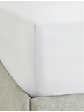 The White Company Savoy deep fitted cotton sheet, imported from the UK