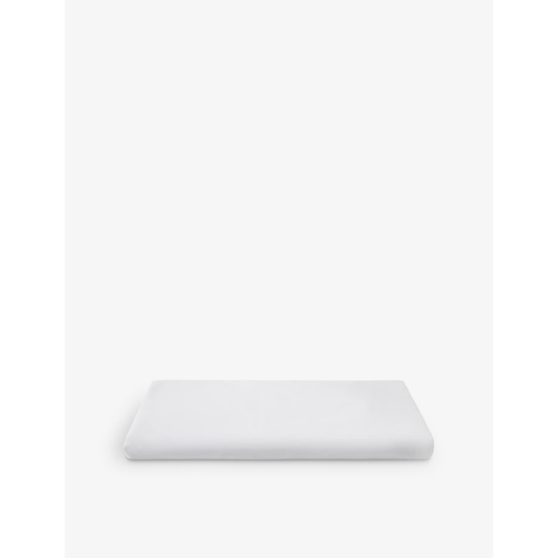 The White Company Savoy deep fitted cotton sheet, imported from the UK