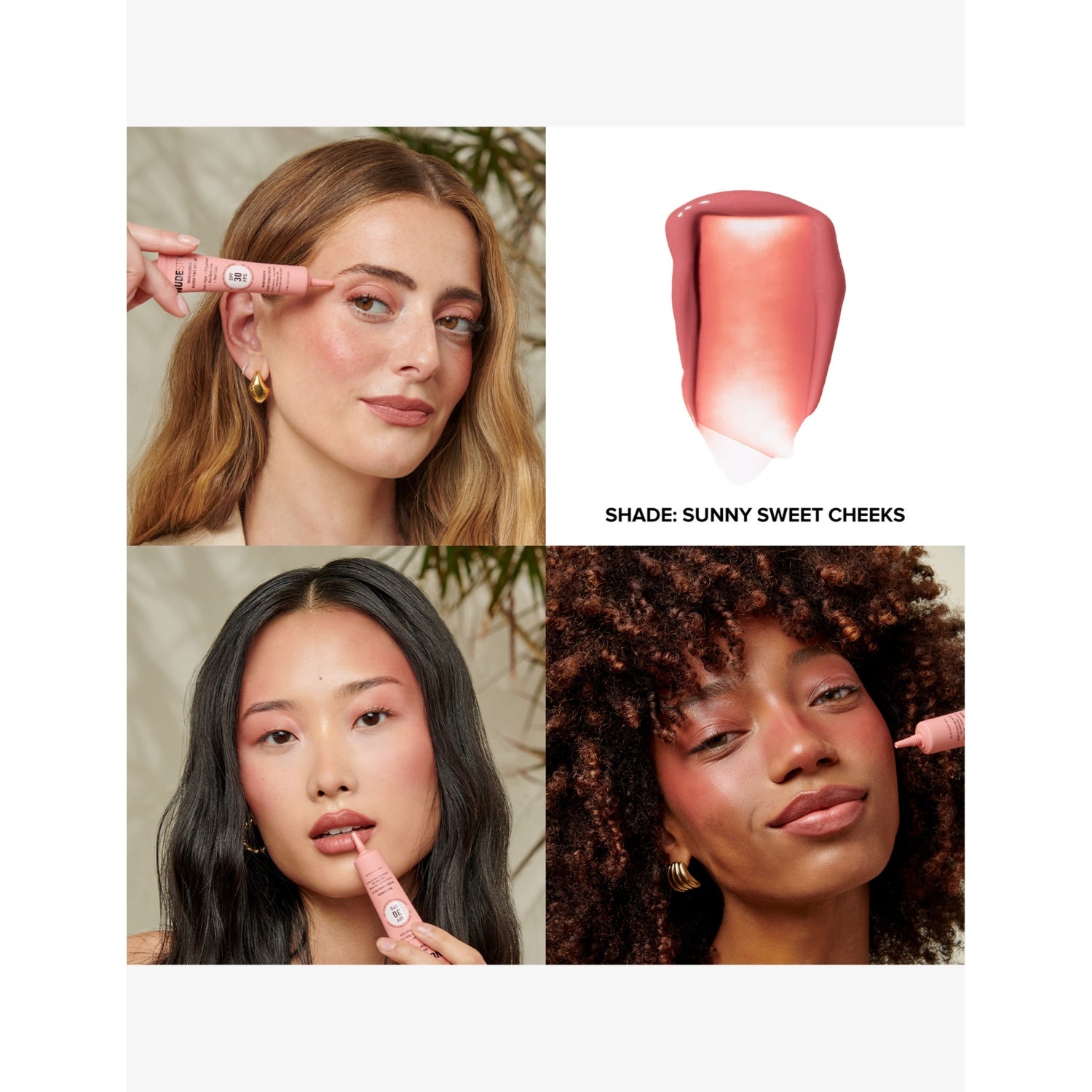 Nudestix Nudescreen tinted blush SPF 30 15ml (British brand)
