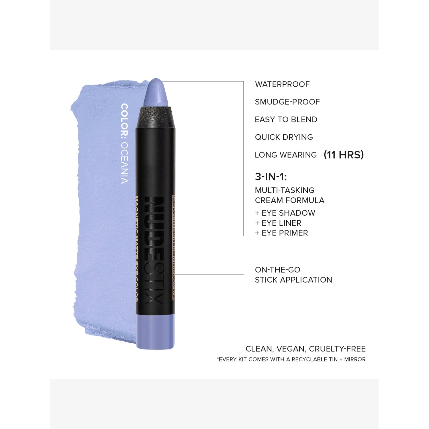 Nudestix Dreamy Easy mini eye kit, imported from the UK
