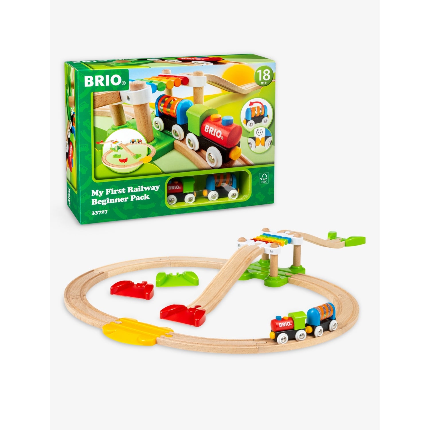 Brio My First Railway beginner wood playset (British brand)