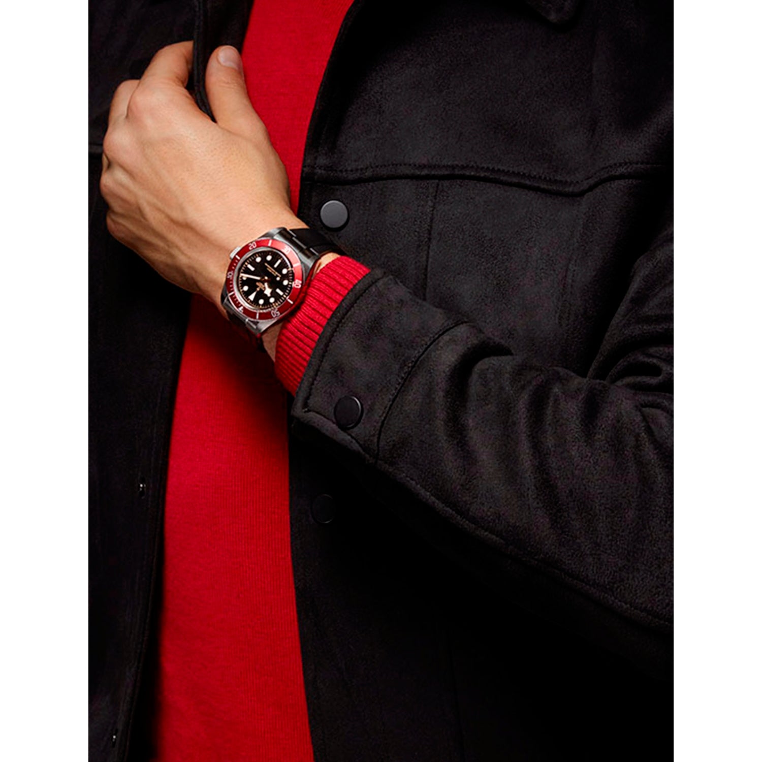 Tudor Black Bay automatic watch 41mm stainless steel (British brand)