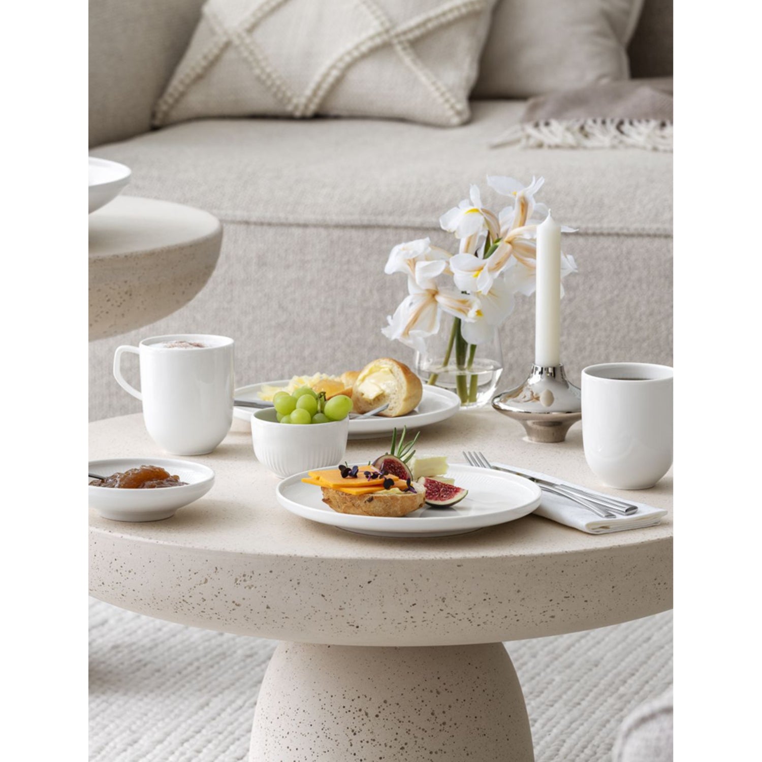 Villeroy & Boch Afina porcelain salad plate 22cm - British product