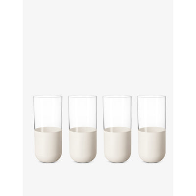 selfridges Villeroy & Bosh Manufacture Rock Blanc Crystal Long Tumblers Set of Four- Buy online at McGrocer