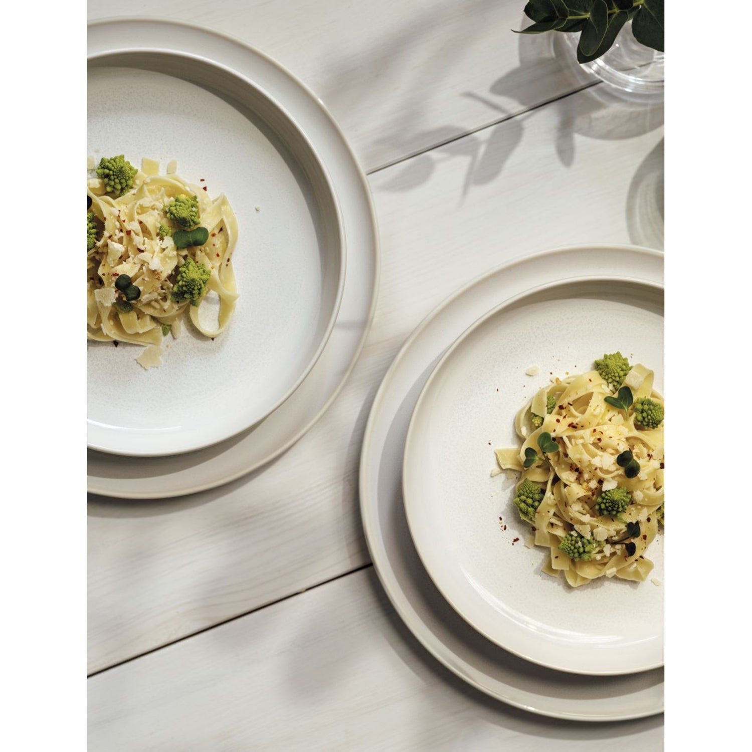 Villeroy & Boch porcelain dinner set Crafted Cotton four-piece, UK version