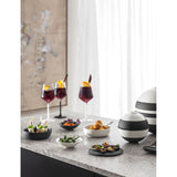Villeroy & Boch La Boule stackable porcelain set five-piece, imported from the UK