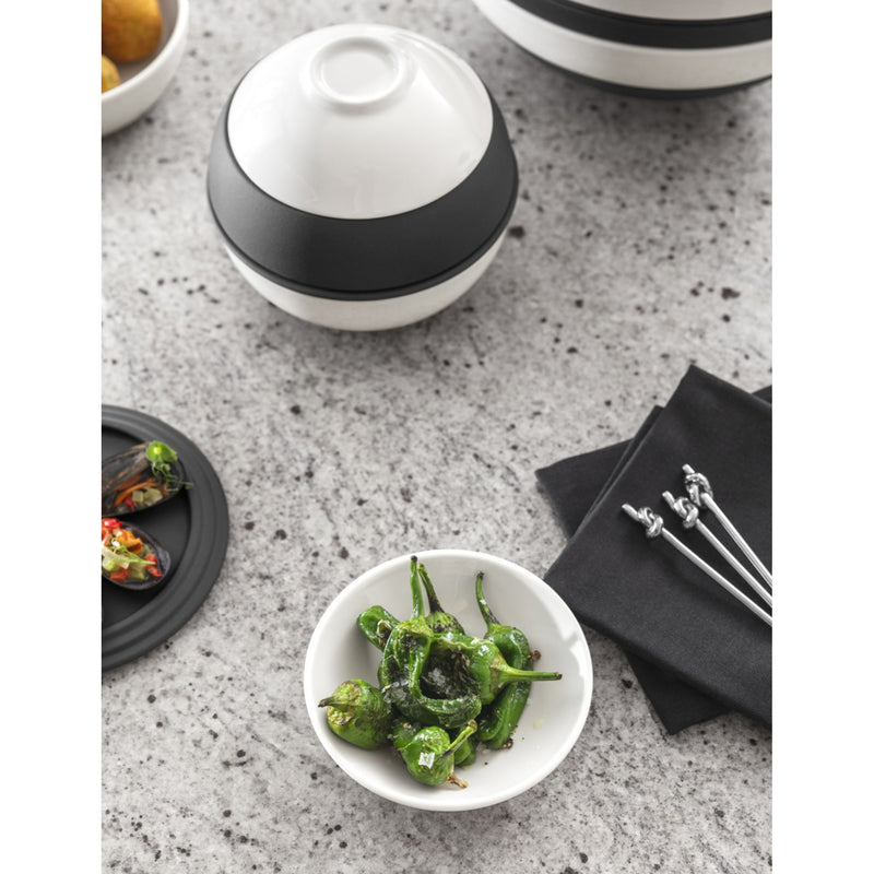 Villeroy & Boch La Boule stackable porcelain set five-piece, imported from the UK
