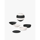 Villeroy & Boch La Boule stackable porcelain set five-piece, imported from the UK