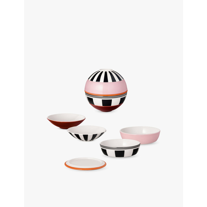 Villeroy & Boch porcelain set La Boule petite stackable five-piece, UK version