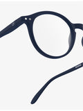Izipizi #D navy reading glasses round frame - British product