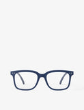 Izipizi L Square-Framed Blue Tortoise Reading Glasses