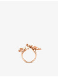 Van Cleef & Arpels Frivole rose gold diamond ring 0.24ct, UK version