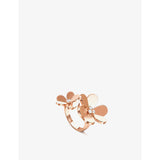 Frivole Between the Finger 18ct Rose-Gold and 0.24ct Round-Cut Diamond Ring - K