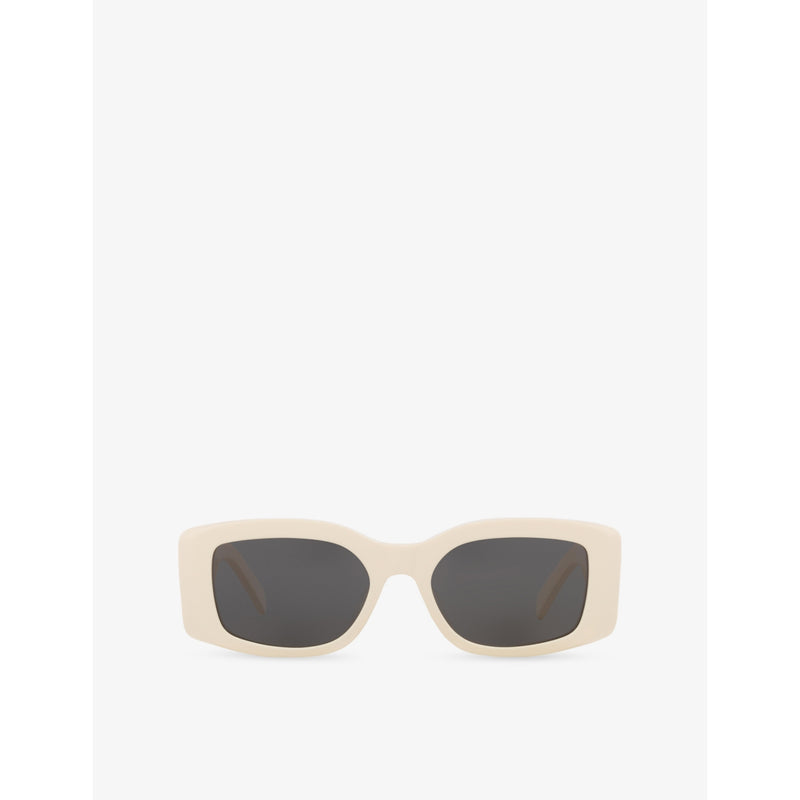 Celine Triomphe acetate sunglasses with gold hardware, imported from the UK