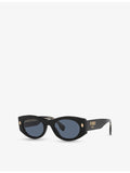 Fendi Roma acetate cat-eye sunglasses, imported from the UK