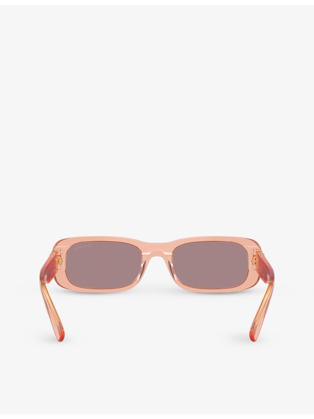 Miu Miu MU 08ZS oval-frame acetate sunglasses (British brand)