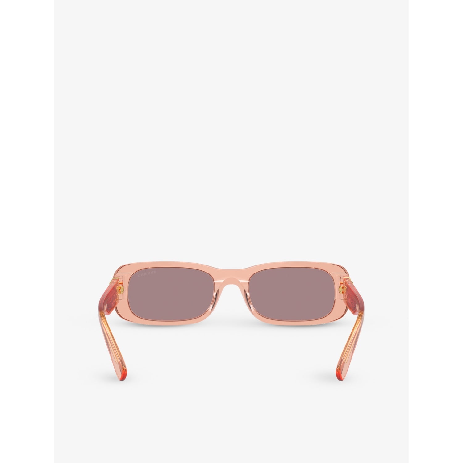 Miu Miu MU 08ZS oval-frame acetate sunglasses (British brand)