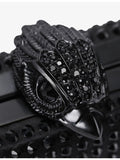 Kurt Geiger Kensington woven clutch bag with stud detail (British brand)