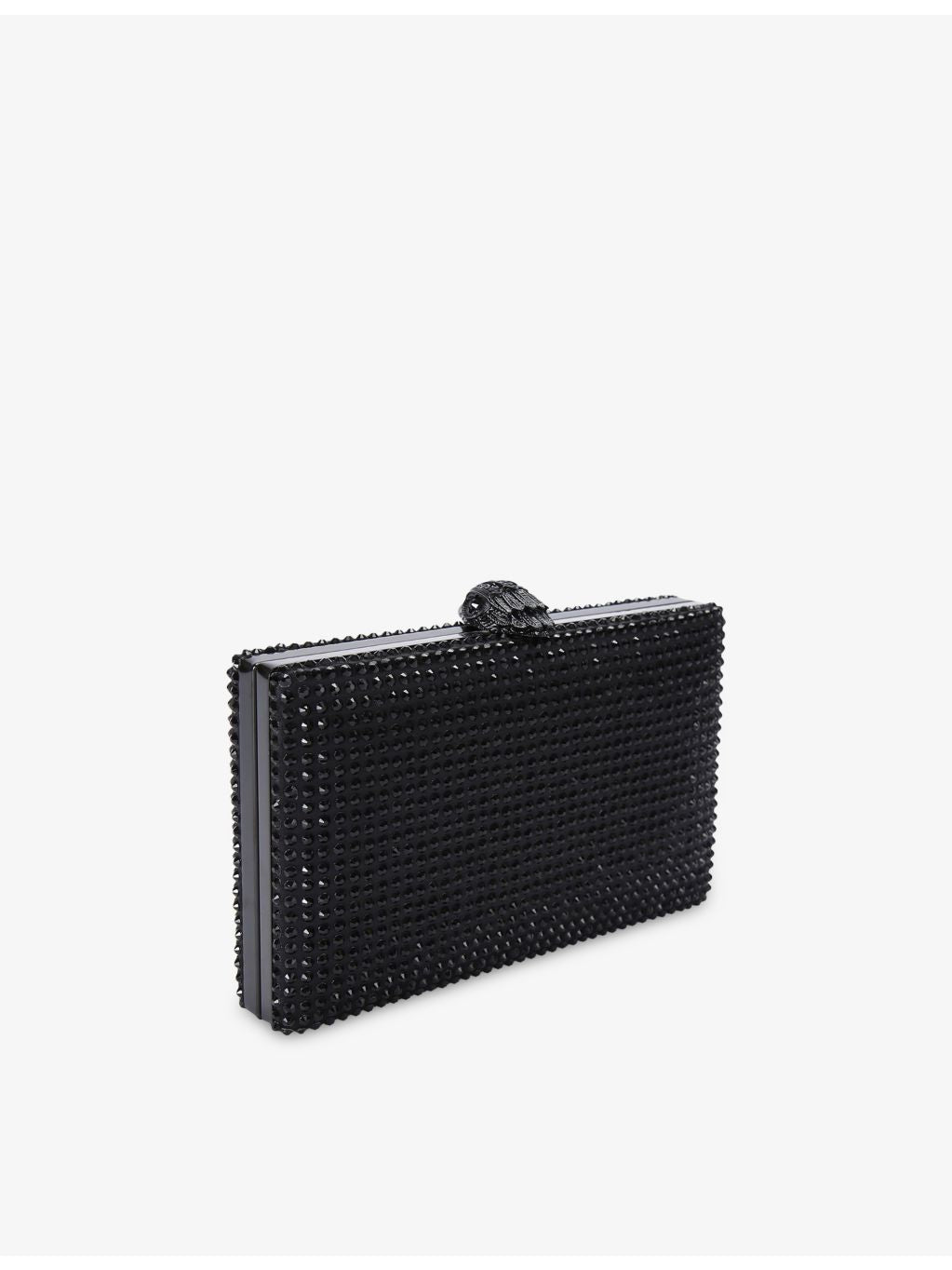 Kurt Geiger Kensington woven clutch bag with stud detail (British brand)