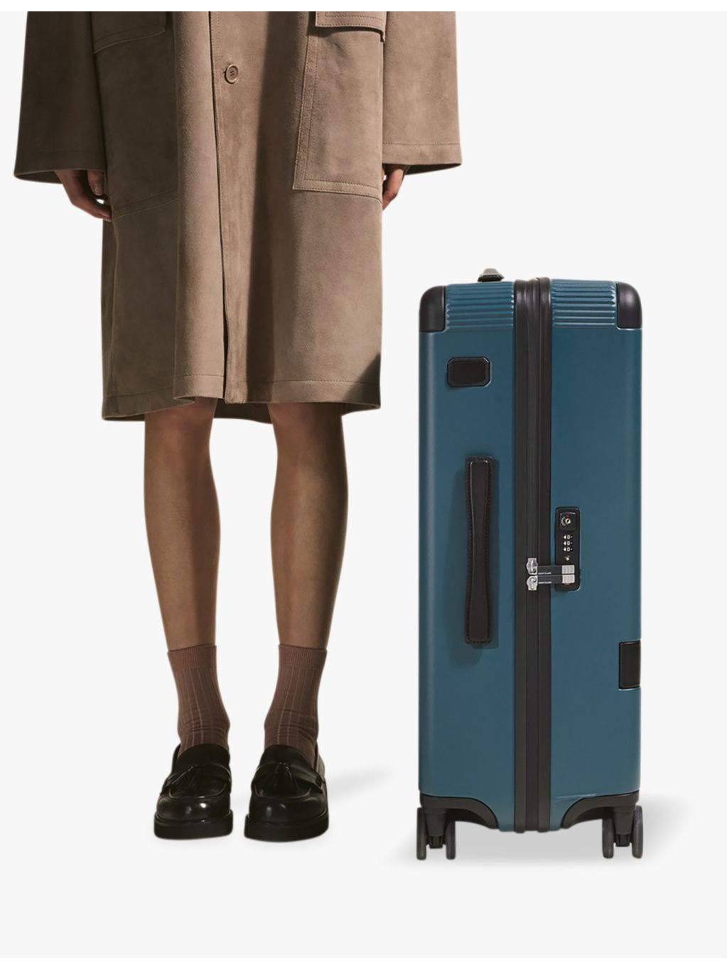 Montblanc medium polycarbonate suitcase 67cm (British brand)