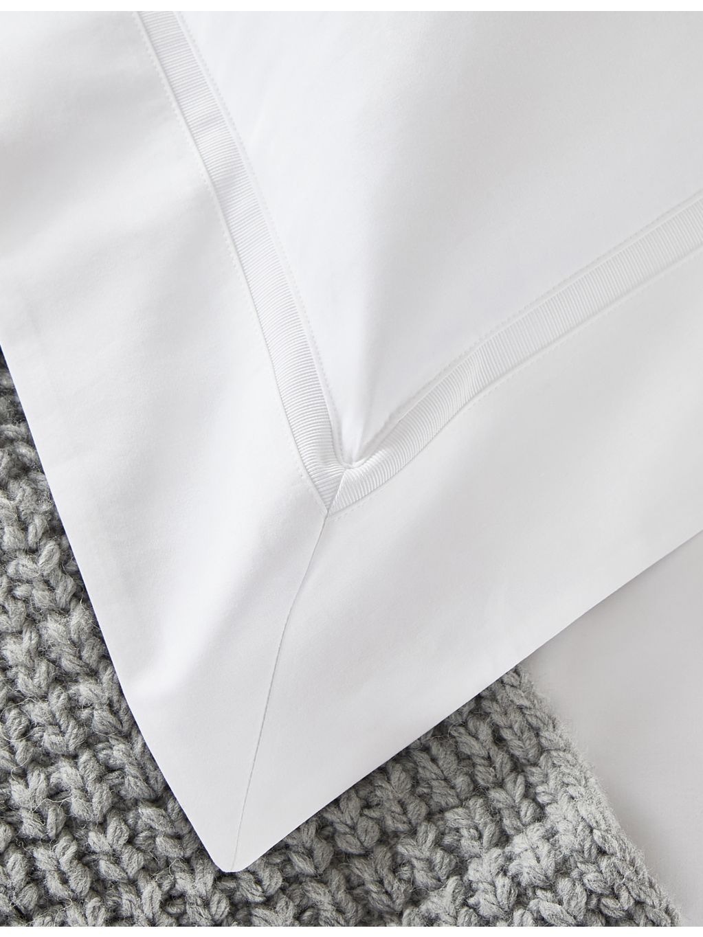 The White Company Cranleigh cotton duvet cover - British product