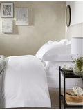 The White Company Cranleigh cotton duvet cover - British product