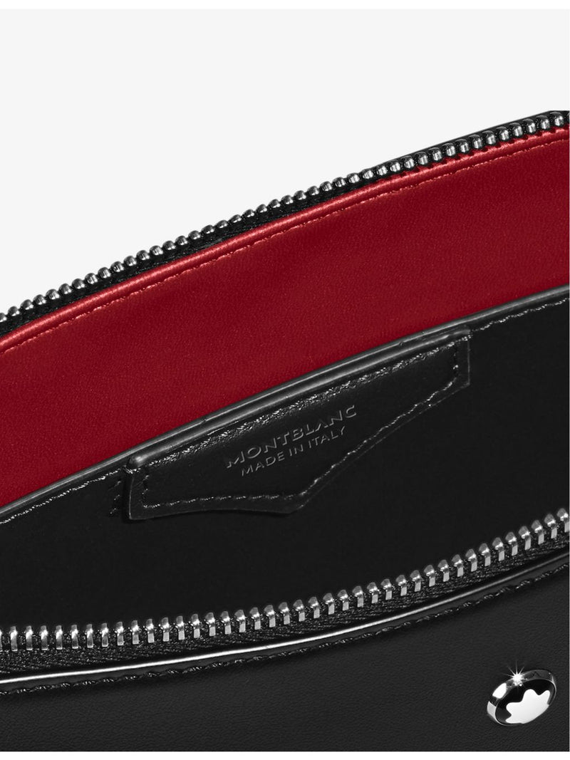 Montblanc soft brand-plaque leather pouch, UK version