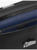 Montblanc leather briefcase with logo plaque, imported from the UK