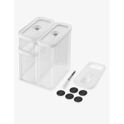 selfridges Zwilling J.A. Henckels Fresh & Save Vacuum Food Storage Cube Set of Five- Buy online at McGrocer