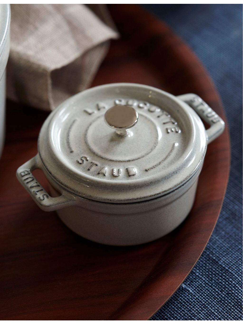 Staub mini cocotte cast iron casserole dish - British product