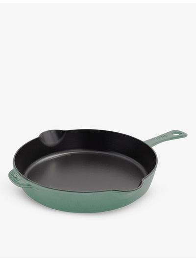 selfridges Staub Enamel-coated Cast-iron Frypan 32cm- Buy online at McGrocer
