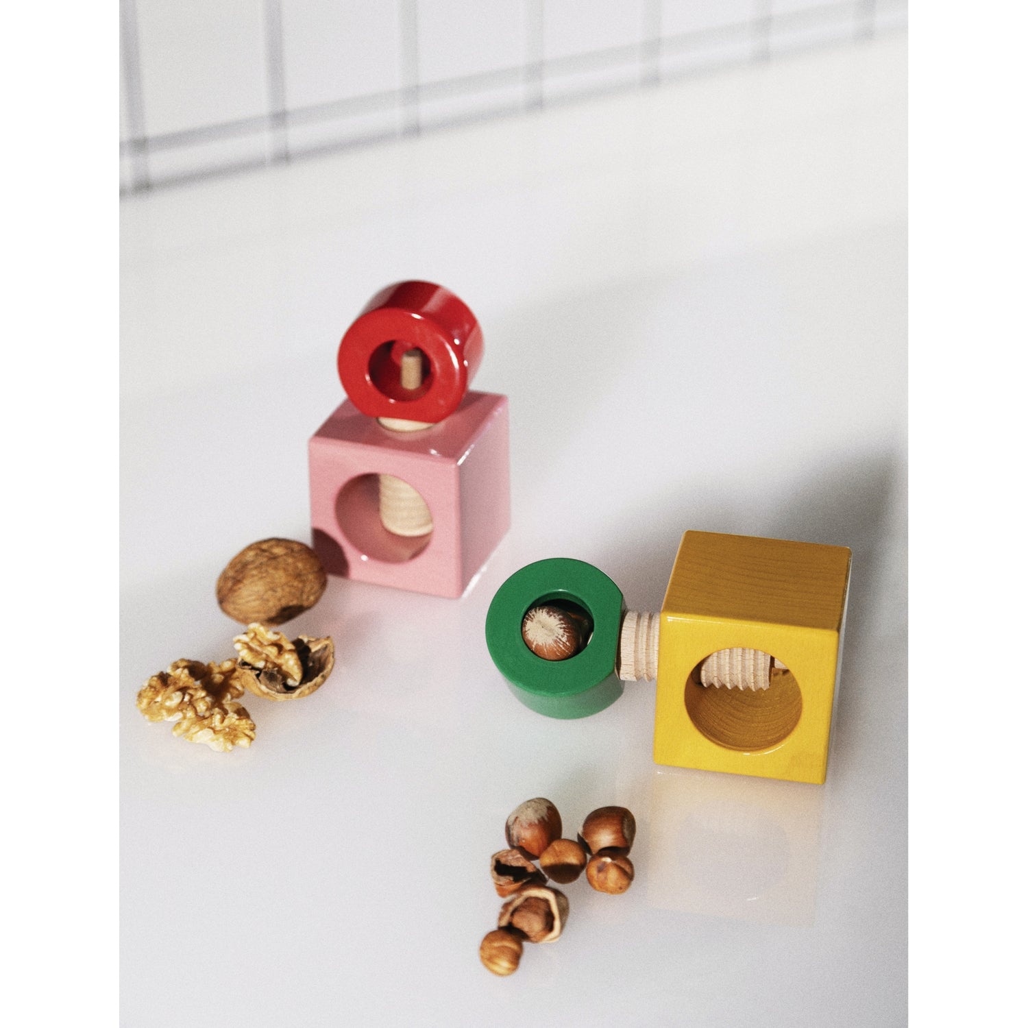 Alessi Twergi beach-wood nutcracker 11cm - British product