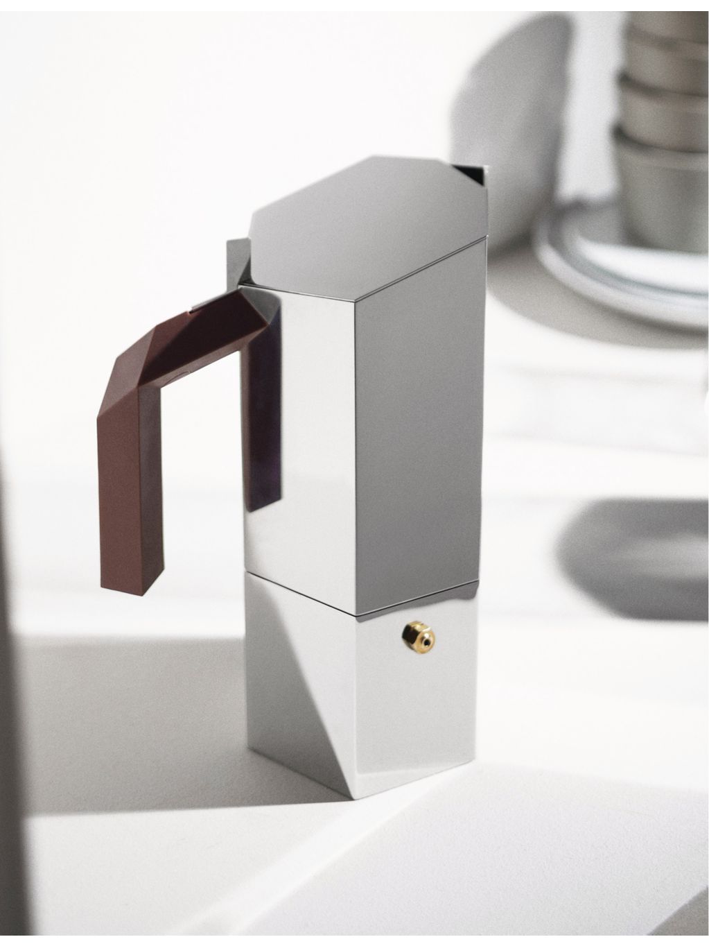 Alessi Menhir espresso maker 3-cup, imported from the UK