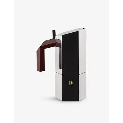 selfridges Alessi Menhir Espresso 3-Cup Maker Stainless Steel Coffee Maker- Buy online at McGrocer