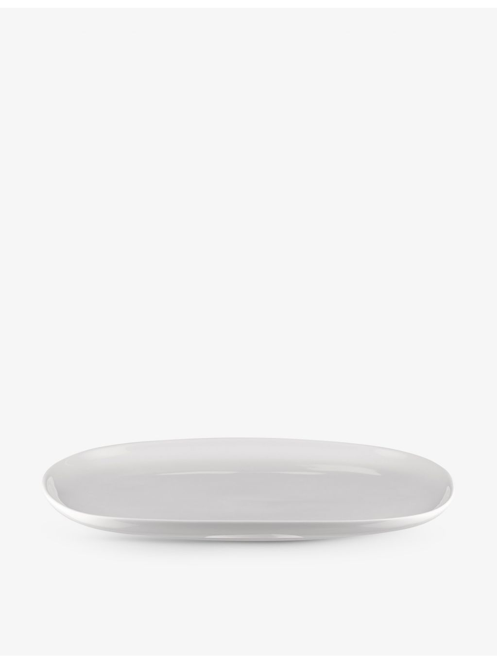 Alessi Itsumo oval porcelain serving plate 25cm, imported from the UK
