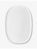 Alessi Itsumo oval porcelain serving plate 25cm, imported from the UK