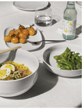 Alessi Itsumo porcelain salad bowl 20cm, imported from the UK