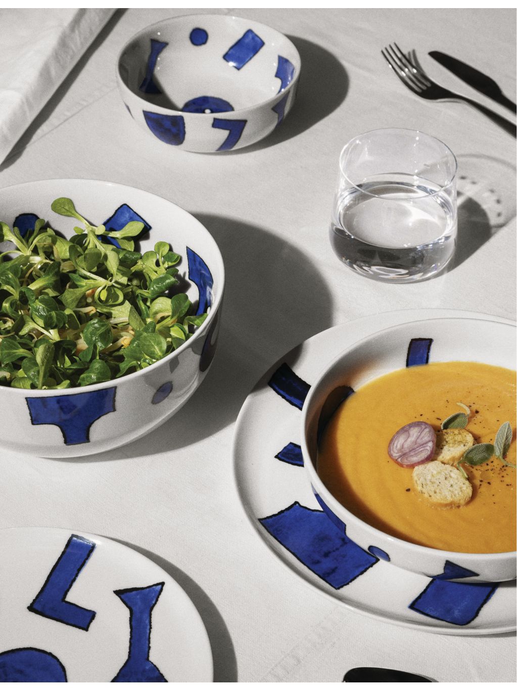 Alessi Itsumo porcelain salad bowl 20cm, imported from the UK