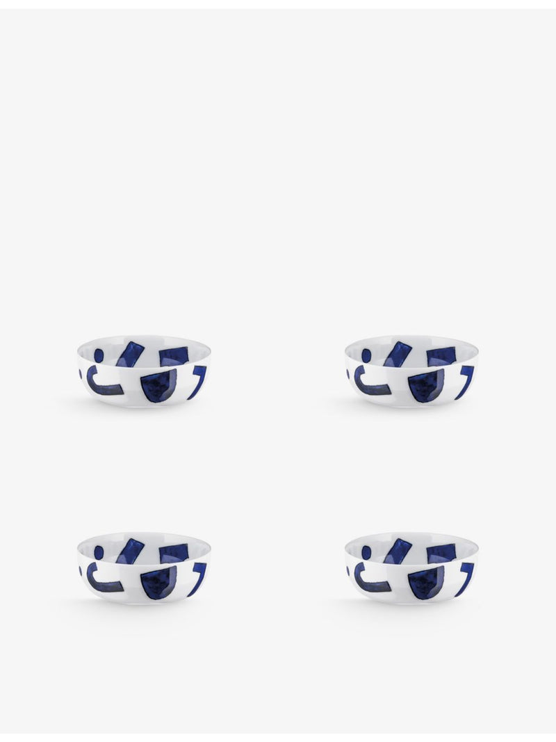 Alessi Itsumo Yunoki porcelain bowls set of four 13.9cm, UK version
