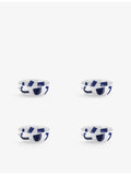 Alessi Itsumo Yunoki porcelain bowls set of four 13.9cm, UK version