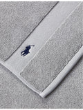 Ralph Lauren Andover logo-embroidered cotton bath mat 55cm x 90cm - British product
