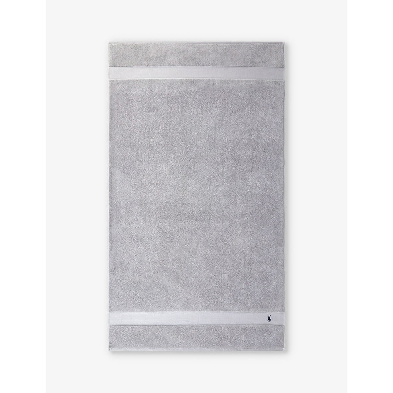 Andover logo-embroidered cotton bath sheet 90cm x 160cm - Face Cloth