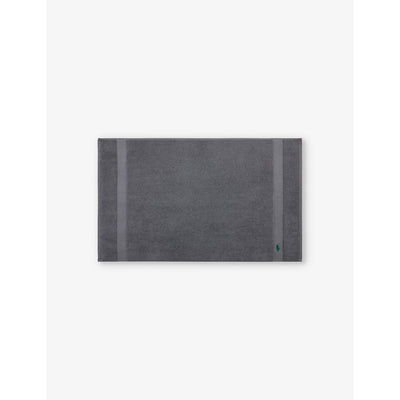 selfridges Ralph Lauren Home Barclay Logo-embroidered Cotton Bath Mat 55cm x 90cm- Buy online at McGrocer