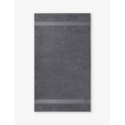 selfridges Ralph Lauren Home Barclay Logo-Embroidered Cotton Bath Sheet 90cm x 160cm- Buy online at McGrocer