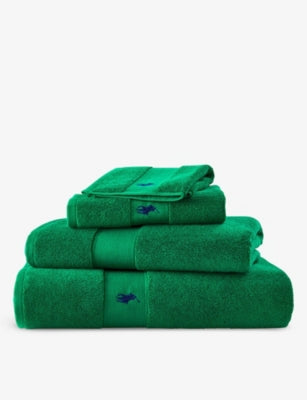 Ralph Lauren Home Billiard Logo-Embroidered Cotton Bath Sheet 90cm x 160cm