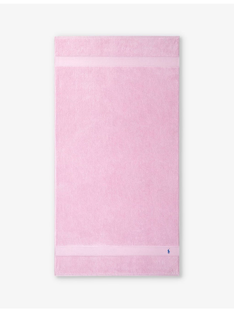 Ralph Lauren Home embroidered cotton bath sheet 90x160cm - British product