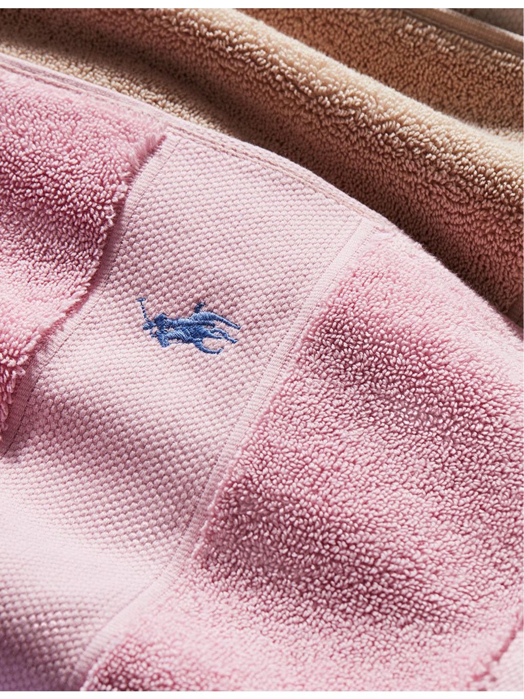 Ralph Lauren Home embroidered cotton bath sheet 90x160cm - British product