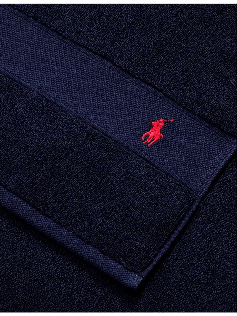 Ralph Lauren home bath sheet embroidered polo player 30x16in, imported from the UK