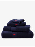 Ralph Lauren home bath sheet embroidered polo player 30x16in, imported from the UK