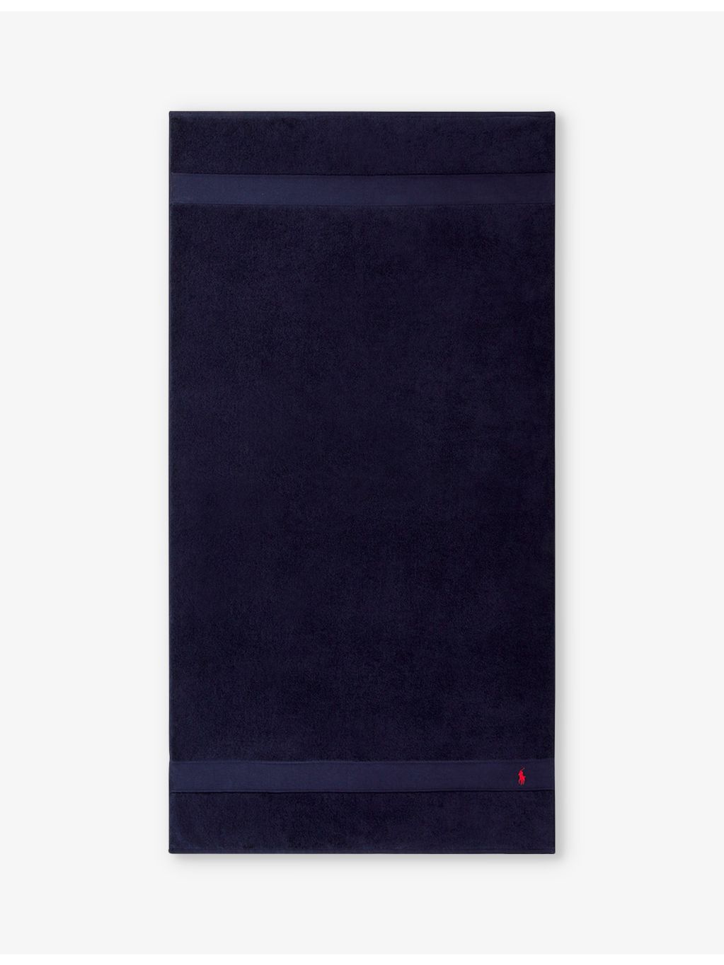 Ralph Lauren home bath sheet embroidered polo player 30x16in, imported from the UK